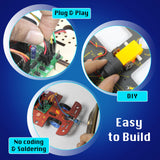 Butterfly EduFields 10-in-1 STEM Robotics Kit for Kids Ages 8-14 | Electronics & Engineering Science Kit with Circuit Board Projects | Educational Robot Building Kit Butterfly EduFields