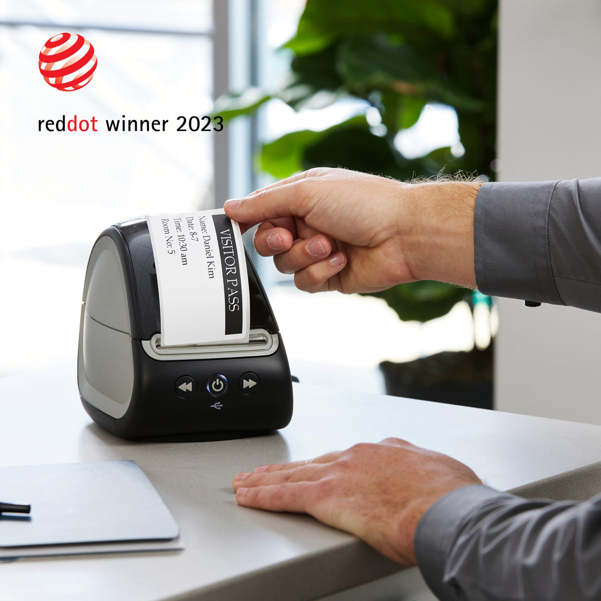 DYMO LabelWriter 550 Series Label Printer with Dymo-Branded Label Compatibility, Automatic Label Recognition, Low Waste, Optimized Direct Thermal Printing, and Plastic-Free Label Packaging DYMO