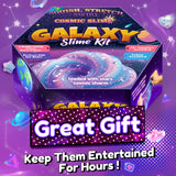 Trubic Galaxy Slime Kit for Girls, Globe and Magic Potion Bottles Kits, Clear Crystal/Butter/Glow-in-The Dark Slime Making Kit, DIY Craft Birthday Party Favors Toys for Kids Girls Boys 7 8 9 10 11 12 Trubic