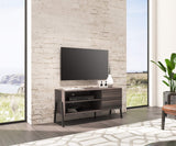 Mid-Century Modern TV Stand for 55 inch TV Entertainment Center Wood TV Table Media Console with Metal Legs for Living Room Bedroom, 43'' Rusitc Brown WAMPAT