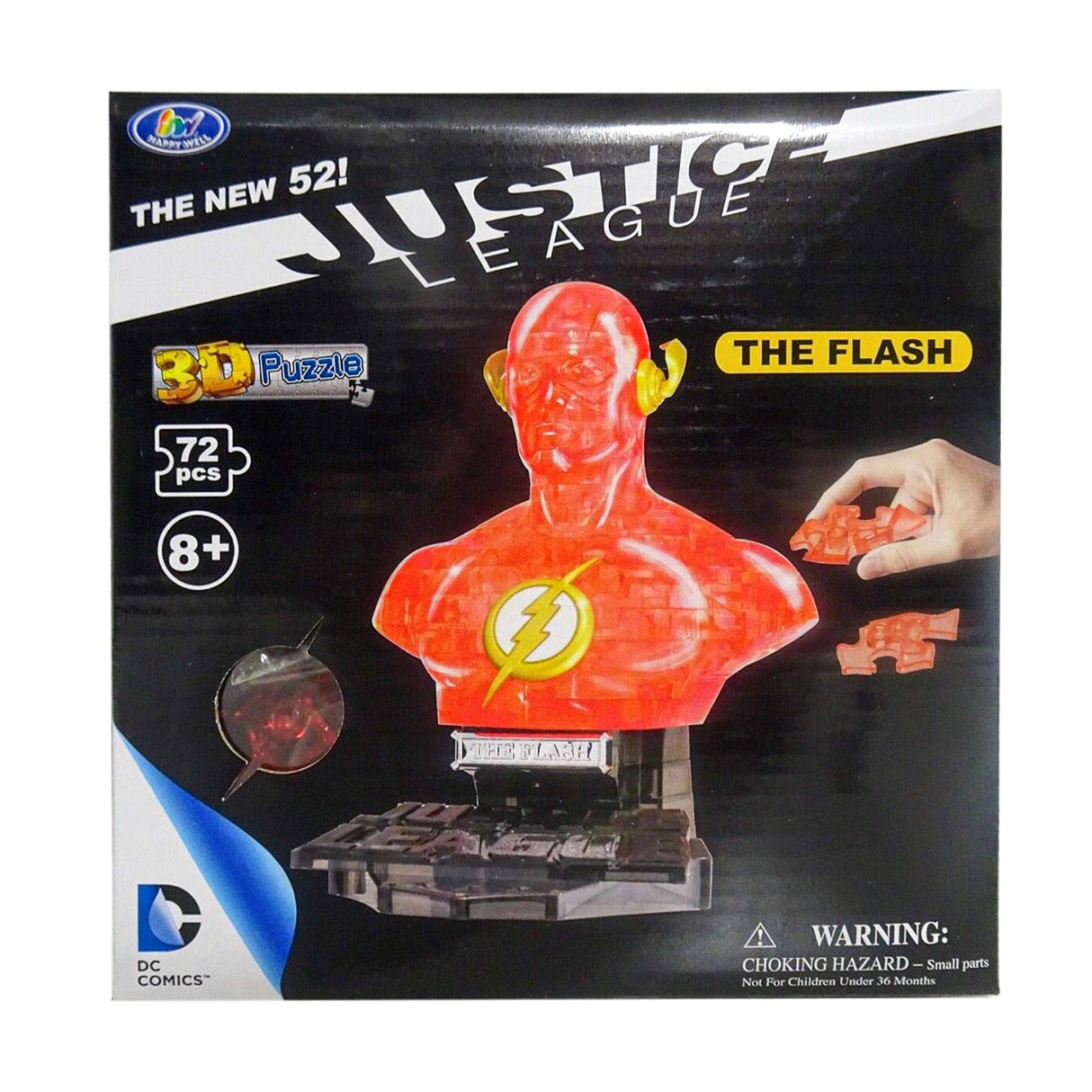 Eaglemoss DC The Flash 72 Piece 3D Jigsaw Puzzle | Crystal Color The Flash