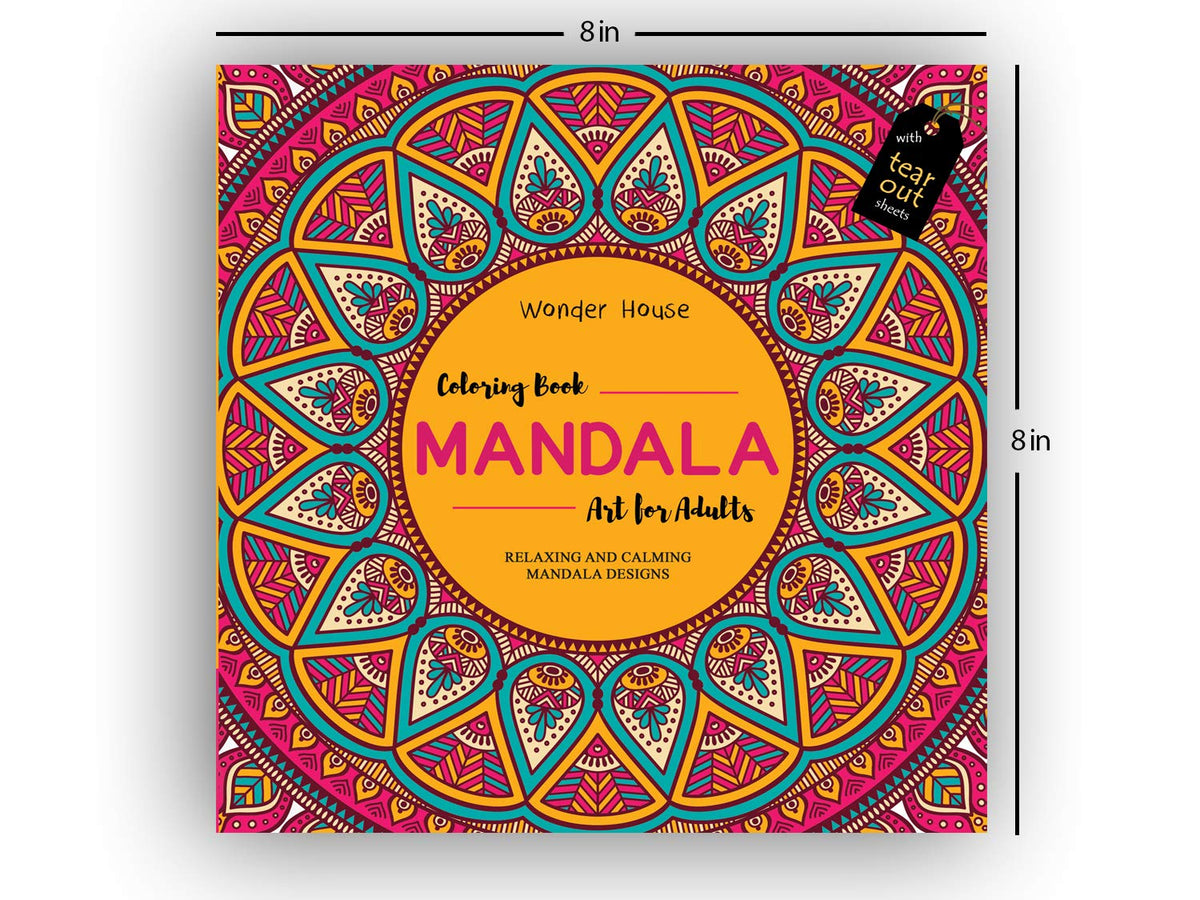 Mandala Art: Colouring books for Adults with tear out sheets Wonder House