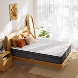 PECHINOU Queen Mattress,10 Inch Queen Size Hybrid Mattress in a Box with Memory Foam, Soft and Comfortable, Pressure Relief, Cool and Breathable, CertiPUR-US, Medium Firm PECHINOU