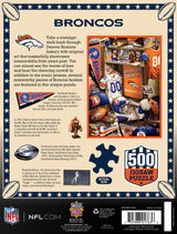 MasterPieces Game Day 500 Piece Jigsaw Puzzle for Adults - NFL Denver Broncos Locker Room - 15"x21" Masterpieces
