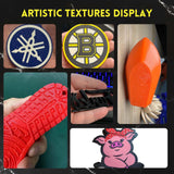 IdeaFormer-3D PEI Build Plate 256x268mm for Anycubic Kobra 3/Kobra 3 Combo, Smooth PEI+Textured PEI Spring Steel Bed Plate Excellent Adhesion 3D Printer Platform for Kobra 3 Series IdeaFormer-3D