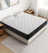 Huyamy Full Size Mattress,12 Inch Hybrid Full Mattress in a Box with Memory Foam & Individual Pocket Spring for Edge Support,Pressure Relief,Medium Firm. Huyamy
