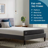 Lucid 8 Inch Queen Mattress - Plush Gel Memory Foam Mattress – Bamboo Charcoal Foam –Gel Infused- Hypoallergenic Foam Mattress LUCID