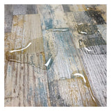 Art3d Peel and Stick Distressed Rustic Wood Panel 5-Pack of 13.5x11.4inches, for Kitchen Backsplash, Bathroom Decoration, Fireplace and Stair Riser Decal, Made of PVC Composite Laminate Art3d