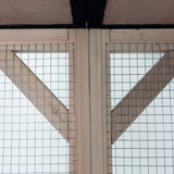 TRIXIE Outdoor Catio, Cat Enclosure with Roof, Large Cat Playpen with Platforms, Cat House, Cat Cage, Run TRIXIE