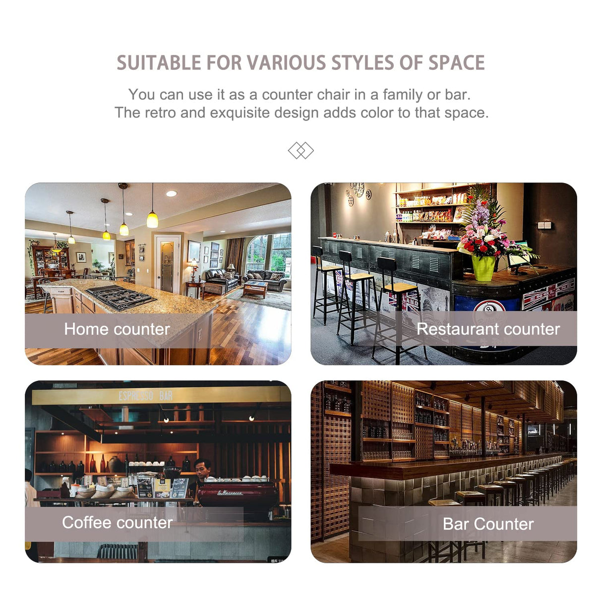 Kiztir Velvet Bar Stools Set of 2, 27" Counter Height Bar Chairs with Button Decor, Nailhead Trim, Solid Wooden Legs, Beige Modern Upholstered Bar Stools for Kitchen, Cafe, Pub Kiztir