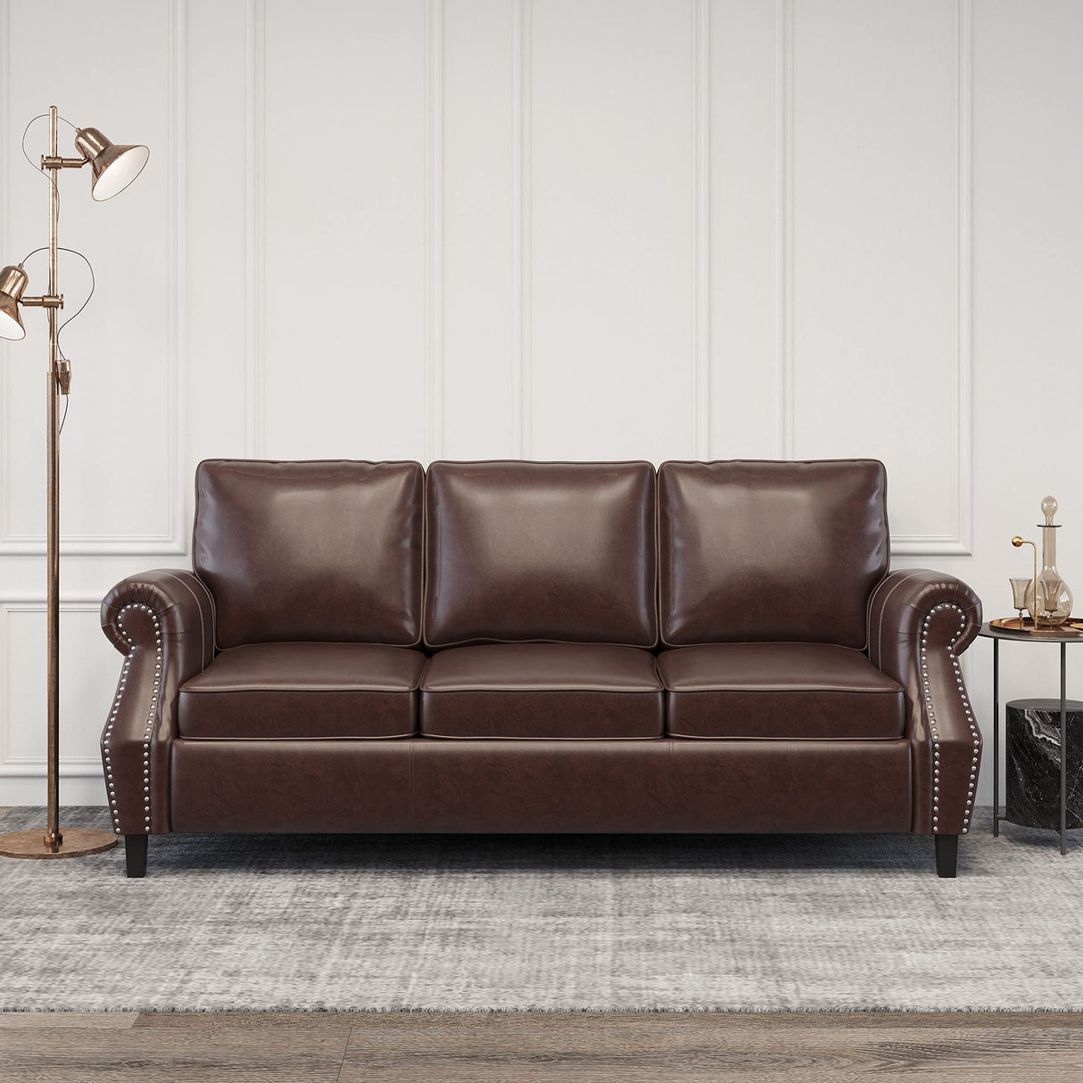 Christopher Knight Home Dowd Sofas, Dark Brown Christopher Knight Home