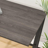 LVB Extra Long 2 Person Desk, Large Rustic Computer Desk with File Drawer, Industrial Wood Double Desk with Storage Cabinet Shelf, Modern PC Writing Study Work Dual Executive Office Desk, Gray, 79 in LVB