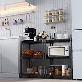 MZG 450 lbs Steel Storage Shelving 3-Tier Utility Shelving Unit Steel Organizer Wire Rack for Home,Kitchen,Office (11.8" D x 17.7" W x 26.3" H) M MZG