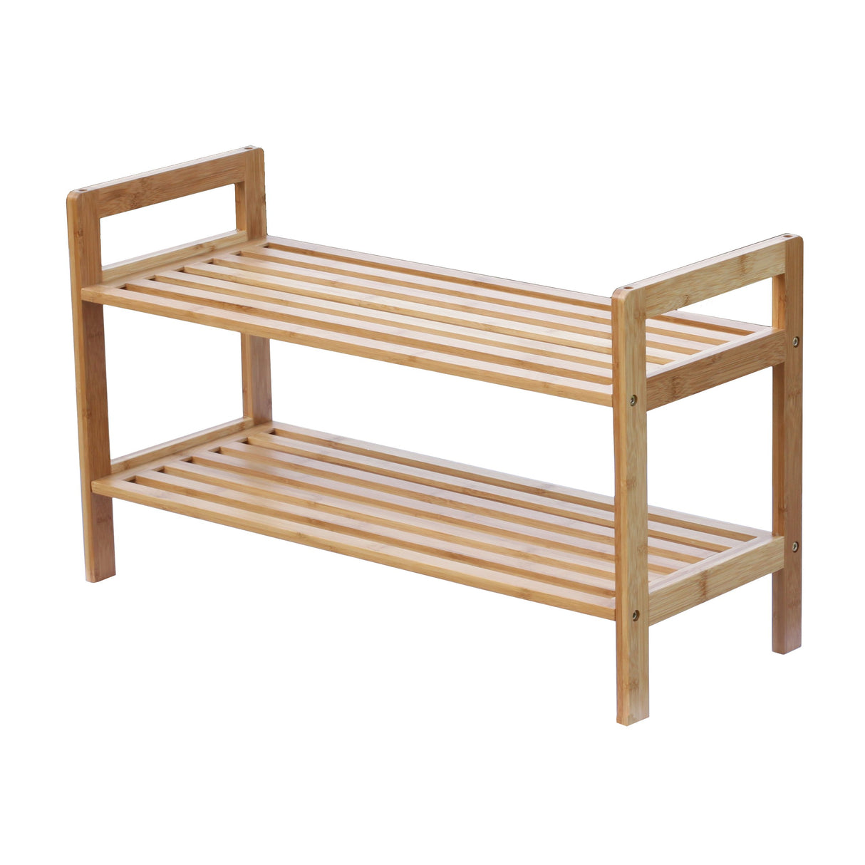 Oceanstar 2-Tier Bamboo Shoe Rack, Brown, SR1309 Oceanstar