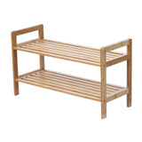 Oceanstar 2-Tier Bamboo Shoe Rack, Brown, SR1309 Oceanstar