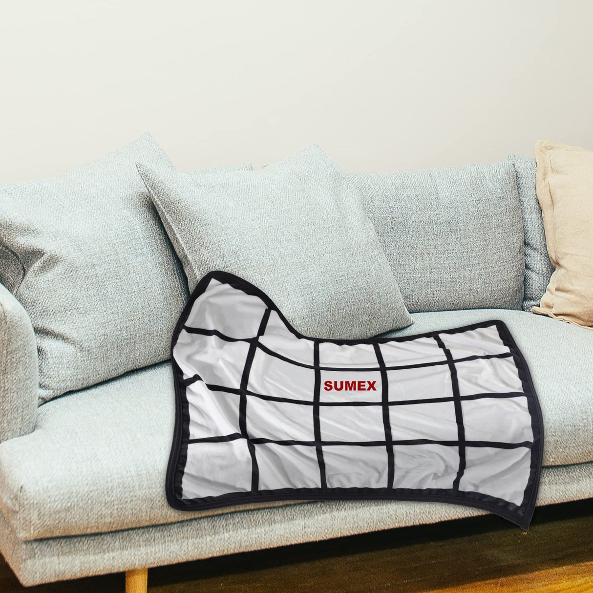 Sumex 2 PCS Sublimation Blank Blankets 40×60inch with 20 Panels for Heat Press, Baby Printed Blanket,Sublimation Photo Polyester Blankets Sumex