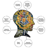 AQUARIUS Harry Potter Puzzle House Crests (1000 Piece Jigsaw Puzzle) - Officially Licensed Harry Potter Merchandise & Collectibles - Glare Free - Precision Fit - 13x36in AQUARIUS