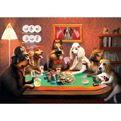 A2PLAY Dog Puzzles for Adults 1000 Piece, Get Your Paws on This Adult Dog Jigsaw Puzzle & Fun Fact Poster, Skill Level: Difficult, Premium Recyclable Materials, 27.5 x 19.7 in