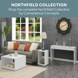 Convenience Concepts Northfield Console Table 48" - Modern Living Room Sofa Table, Contemporary Entryway Hall Table, Foyer Display Table, Weathered White Convenience Concepts