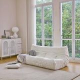 N&V Fireside Three Seater Sofa, Mid Century Armless Twin Size Floor Lounge Chair, Soft Premium Corduroy Floor Sofa, Accent Chair for Living Room, Bedroom (Brown Sugar) N&V