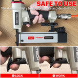 KEENTECH Pneumatic Pin Nailer 23 Gauge, Pin Nail Gun with 2160pcs 1/2" to 1-3/8" Pin Nails, Headless Air Micro Pinner with Dual Safety Trigger for Cabinets, Interior Decoration, Windows, Crafts KEENTECH