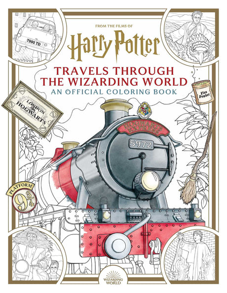 Harry Potter: Travels Through the Wizarding World: An Official Coloring Book Insight Editions