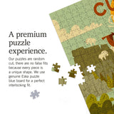 Lantern Press Made in USA Puzzle for Adults - 1000 Pieces, Reference Poster, Premium Box, Custer State Park, South Dakota, Geometric Lantern Press