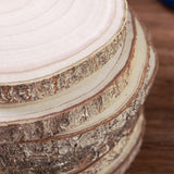 10 Pcs Natural Paulownia Wood Slices 7-8 Inches,Wood Slices for Centerpieces Table Decorations,Unfinished Rounds Wood for Crafts,Wood Slice for Rustic Wedding Decoration Projects Ninekong