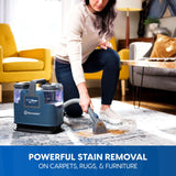 Vacmaster SCB301 400 Series Portable Carpet & Upholstery Spot Cleaner Machine, 15Kpa Power Suction with Versatile Tools for Pets, Area Rugs and Couches Vacmaster