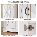 LIKIMIO Wardrobe Closet with 5 Cabinet Doors and 3 Drawers, Large-Capacity Deep Armoire for Bedroom with 3 Side Hooks, Hanging Rod and Anti - tip Kit, White LIKIMIO