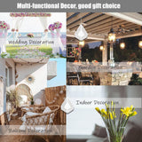 WindMage 12 Pack 4inch Sublimation Wind Spinner Blanks 3D Aluminum Metal Wind Sculpture Kinetic Spinners for Yard Garden Indoor Art Ornaments Xmas Hanging Decoration (Diamond) WindMage