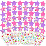 Juexica 60 Pcs Princess Fairy Wand Kit Includes 48 Make Your Own Princess Craft Unfinished Wooden Fairy Wand and 12 Gem Stickers for Girls DIY Magical Crafts Juexica
