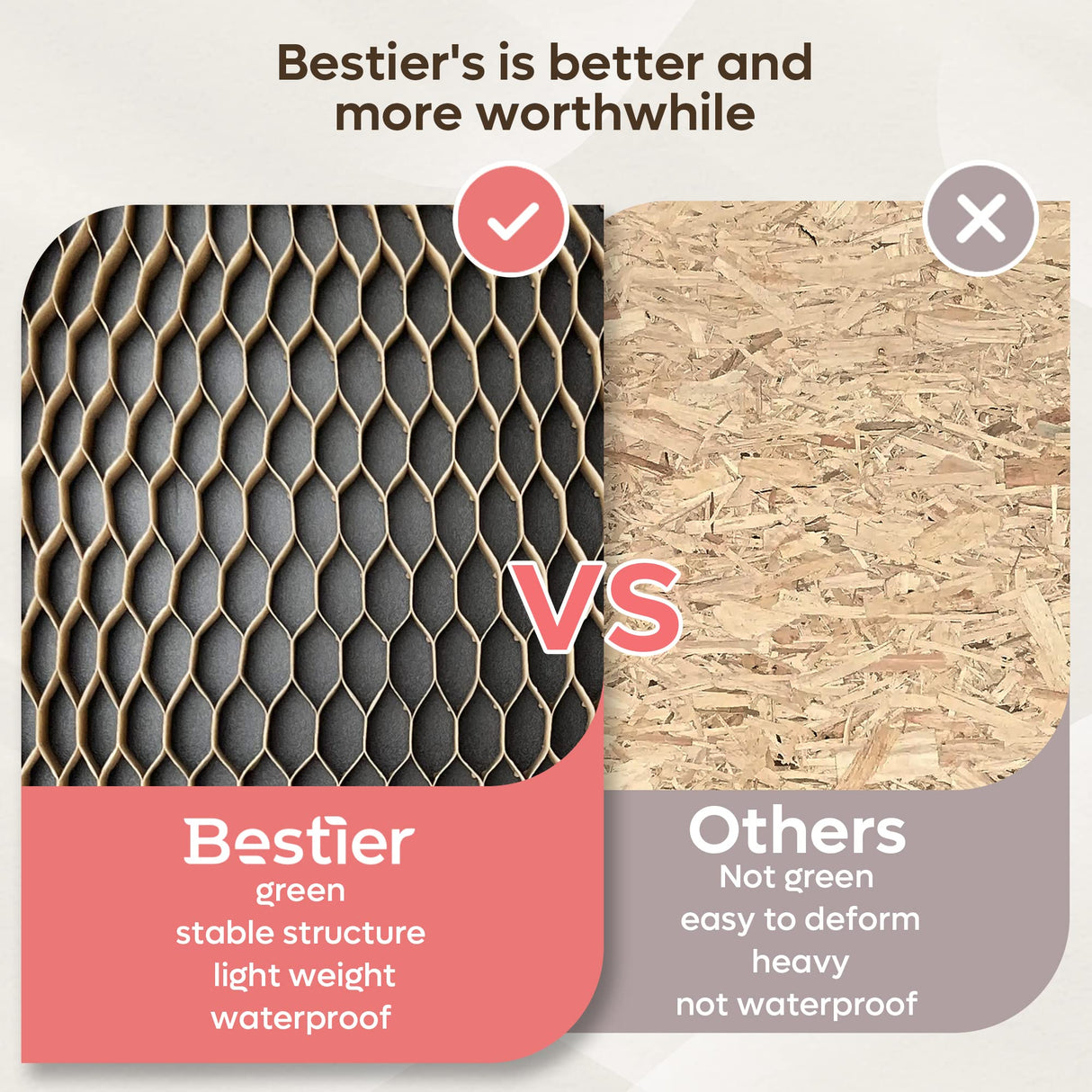 Bestier 70 inch Mid Century Modern Entertainment Center for 75 inch Display, Low Profile with Storage, for Living Room, Cord Management, Black Ash Bestier