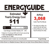 RIVER OF GOODS 52 Inch LED Modern Farmhouse Ceiling Fan with Light - Rustic Ceiling Fans with Lights - Elegant Industrial Fan with Mesh Metal Caged Shade - Brown RIVER OF GOODS