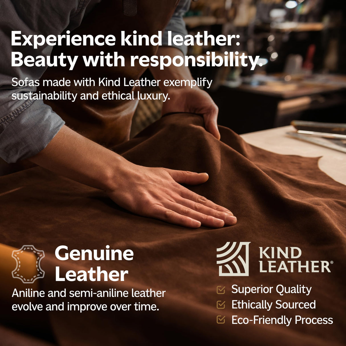 SIMPLIHOME Morrison 89-inch Wide Sofa in Moss Green Genuine Leather, Mid-Century Modern Design Couch for Living Room, Single Bench Cushion, 2 Back Cushions, 2 Bolster Pillows SIMPLIHOME