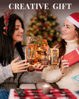 Rolife DIY Miniature House Kit Cheers Bar Dining, 3D Book Nook Bookshelf Decor for Adults, Mini Model House Kits, DIY Crafts Kit Halloween for Adults (Cheers Bar Dining) Rolife