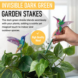 Modern Merch Diamond Art Birds 10 Pack, DIY Plant Stake Garden Decor, Birds Diamond Dots for Adults, Jewel Art Painting Kits, Mini Gem Arts and Crafts for Adults Modern Merch