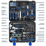 Prostormer 259-Piece Tool Kit, General Household Tool Set with Plastic Storage Toolbox, Portable Home/Auto Repair Tool Box with Essential Tools for Men and Women Prostormer