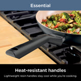 Ninja Pots and Pans Set Non Stick | Extended Life Select Ceramic Cookware Set | 10-Piece Nonstick | PFOA Free | Oven Safe to 350°F | Induction Compatible | CK89010BF Ninja