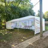 Quictent 10'x 30' Outdoor Heavy Duty Tent for Party Wedding Canopy White Waterproof Gazebo with Removable Mesh Windows Sidewalls Event Shelters Quictent