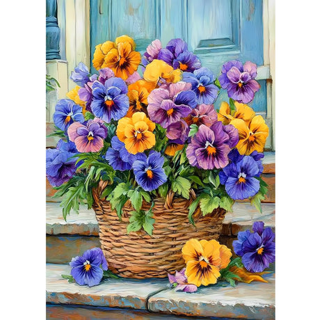 AIRDEA Diamond Art Paintings Kits for Adults,5D DIY Gem Art Kits Diamond Painting for Beginner,12x16 Inch/20x30 cm (Purple) AIRDEA