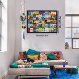 Animal Book Puzzles for Adults 1000 Pieces, Dog Puzzle Books for Adults Book Jigsaw Puzzles, Decor for Puzzle Cat Lovers Adults BBOLDIN