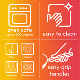 Kenmore Broadway 16-Quart Steamer Stock Pot - Graphite Grey Kenmore