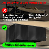 Laklinlin Ceiling Storage Racks Cover,Overhead Garage Storage Rack Cover For Adjustable Garage Storage Rack.(2 Pack) Laklinlin