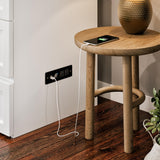 AFI, Northfield Queen Murphy Bed Chest with Mattress, Storage Drawer and Built-in USB Charger, White AFI