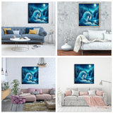 JFYHAB Animal Unicorn Diamond Art Kits for Adults,5D Forest Diamond Painting Kits for Beginner,DIY Moon Diamond Crystal Rhinestones Painting Kits for Home Wall Decor Gift 11.8 X 11.8inch JFYHAB