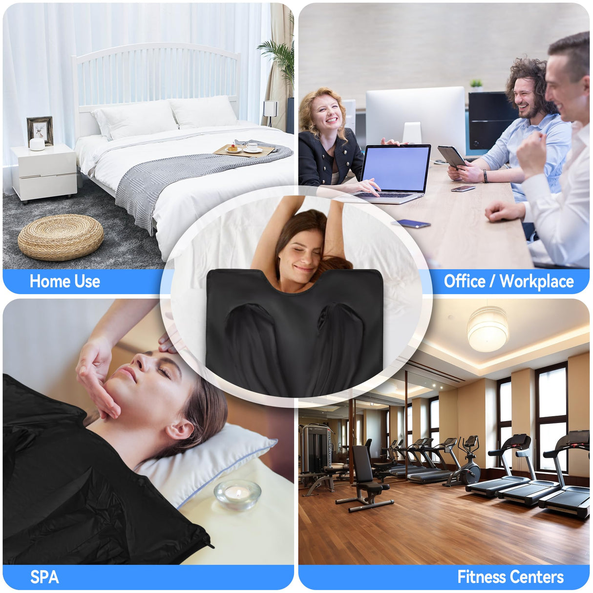 Infrared Sauna Blanket-Sauna Blanket, Far Infrared Sauna, Portable Infrared Sauna for Home, 176℉ Max, 30-90 MinTimer, 6 ft X 3 ft Saupaolo