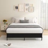 MAF Box Springs King Size 10 Inch, High Profile King Box Spring 3500 lbs Black Heavy Duty Metal Mattress Foundation with Easy Clean Fabric Cover, Easy Assembly MAF