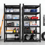 Notmise Metal Garage Shelving Unit, Heavy Duty 6-Tier Adjustable Storage Rack, Steel Shelving,3500 lbs Capacity, Industrial Shelves for Heavy Tools and Equipment (6-Tier 77" H x 40" W x 18" D) Notmise