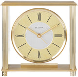 Bulova B1700 Grand Prix Clock, Brass Bulova